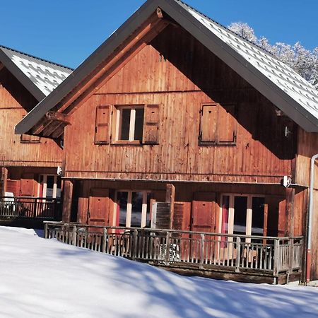 Chalet Moeki Acces Piscine Sauna Les Déserts Exterior foto